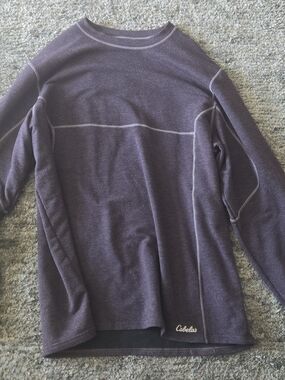 Cabela's XPG Thermal Phase Base Layer Top Charcoal Gray Men's XL
